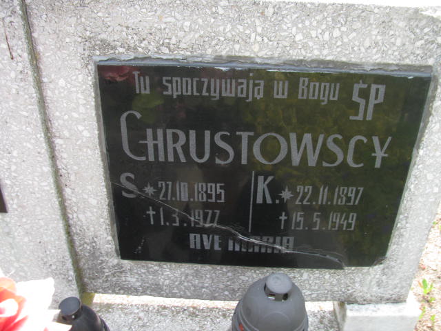 Józef Chrustowski 1923 Stare Kurowo - Grobonet - Wyszukiwarka osób pochowanych