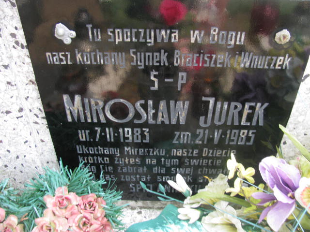 Mirosław Jurek 1983 Stare Kurowo - Grobonet - Wyszukiwarka osób pochowanych