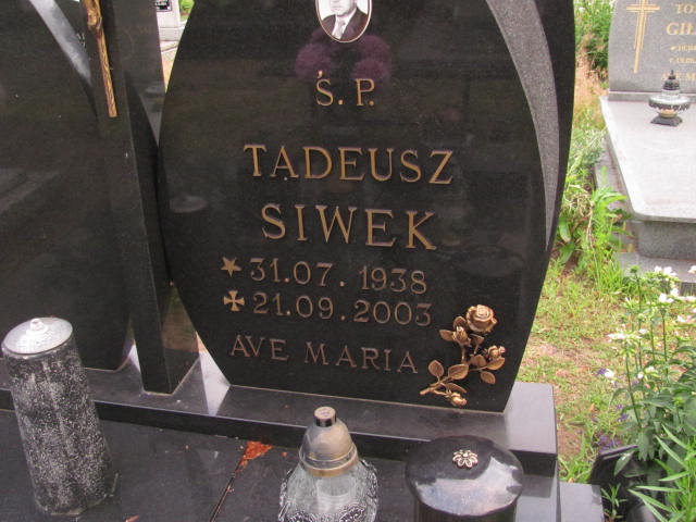 Tadeusz Siwek 1938 Stare Kurowo - Grobonet - Wyszukiwarka osób pochowanych