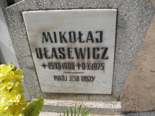 Mikołaj Ułasewicz 1906 Stare Kurowo - Grobonet - Wyszukiwarka osób pochowanych
