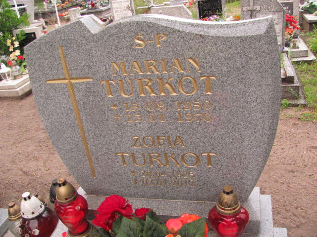 Zofia Turkot 1925 Stare Kurowo - Grobonet - Wyszukiwarka osób pochowanych
