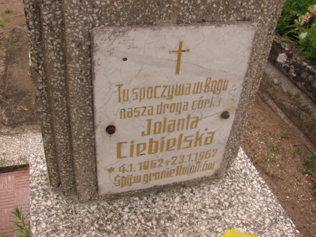 Jolanta Ciebielska 1962 Stare Kurowo - Grobonet - Wyszukiwarka osób pochowanych