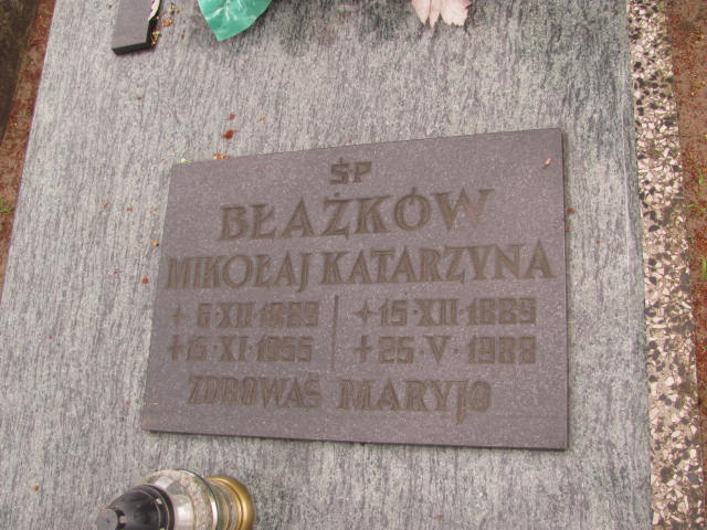 Katarzyna Błażków 1889 Stare Kurowo - Grobonet - Wyszukiwarka osób pochowanych