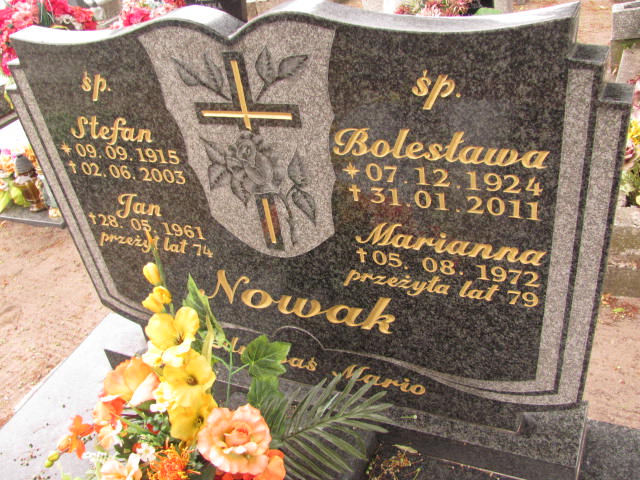 Stefan Nowak 1915 Stare Kurowo - Grobonet - Wyszukiwarka osób pochowanych