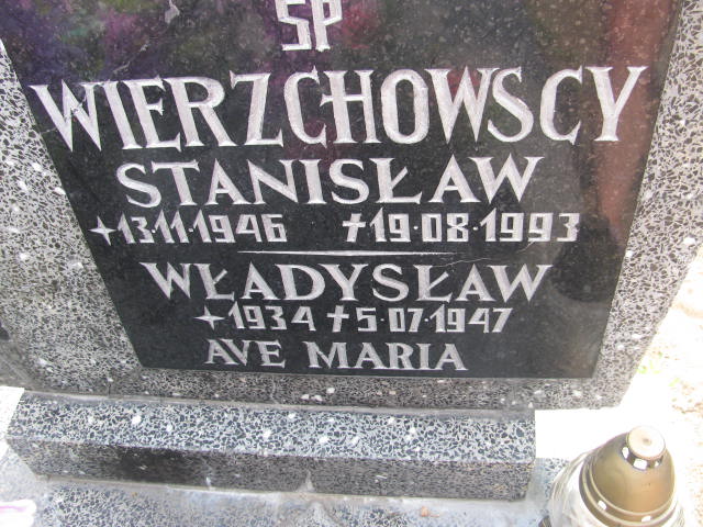 Stanisław Wierzchowski 1946 Stare Kurowo - Grobonet - Wyszukiwarka osób pochowanych