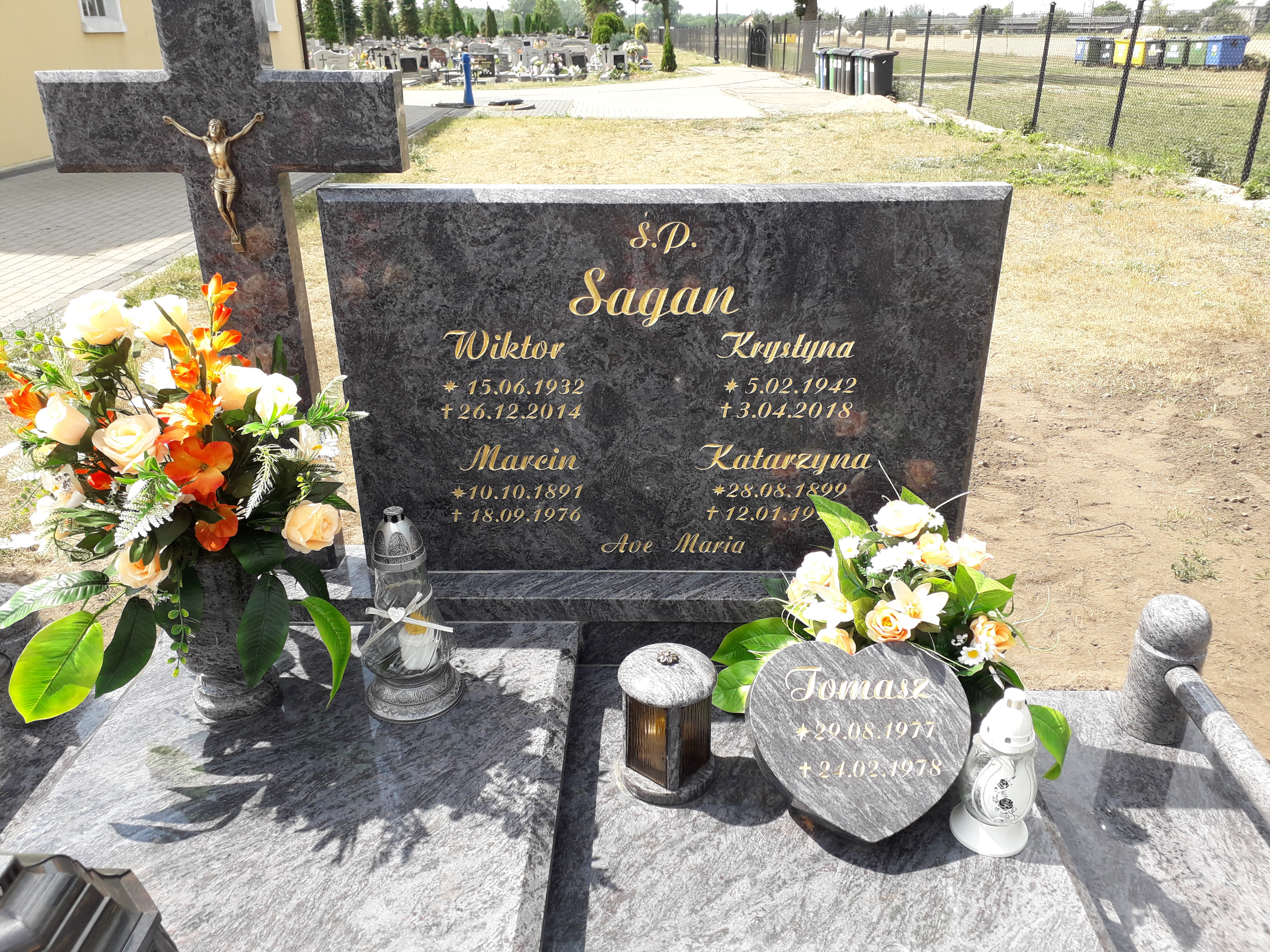 Grób Krystyna Sagan