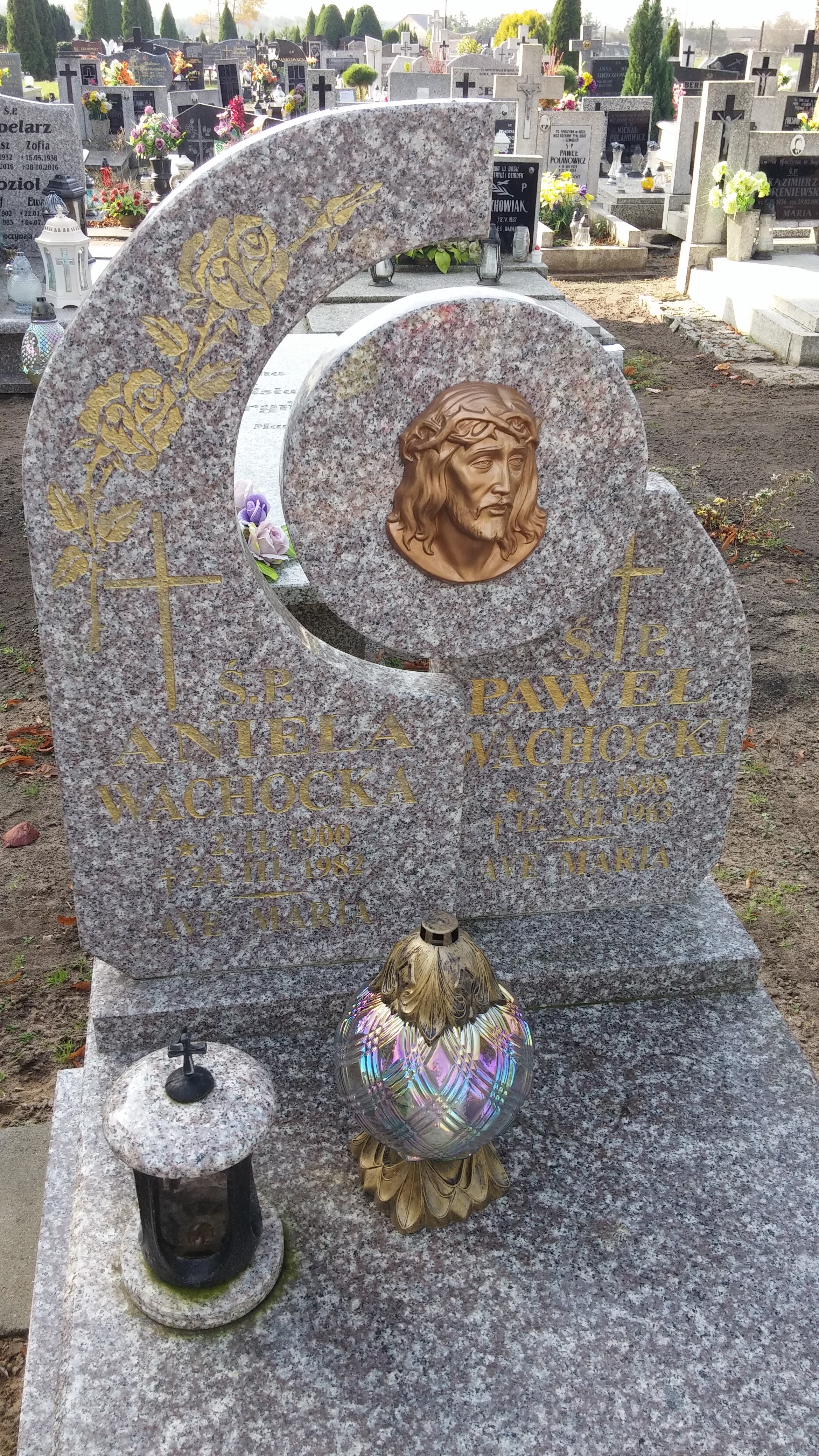 Grób Aniela Wachocka