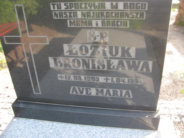Bronisława Łoziuk 1995 Stare Kurowo - Grobonet - Wyszukiwarka osób pochowanych