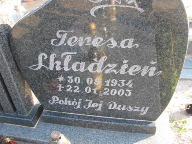 Teresa Składzień 1934 Stare Kurowo - Grobonet - Wyszukiwarka osób pochowanych