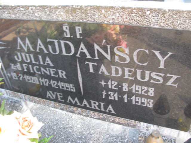 Julia Majdańska 1920 Stare Kurowo - Grobonet - Wyszukiwarka osób pochowanych