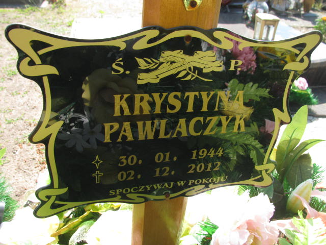 Krystyna Pawlaczyk 1944 Stare Kurowo - Grobonet - Wyszukiwarka osób pochowanych